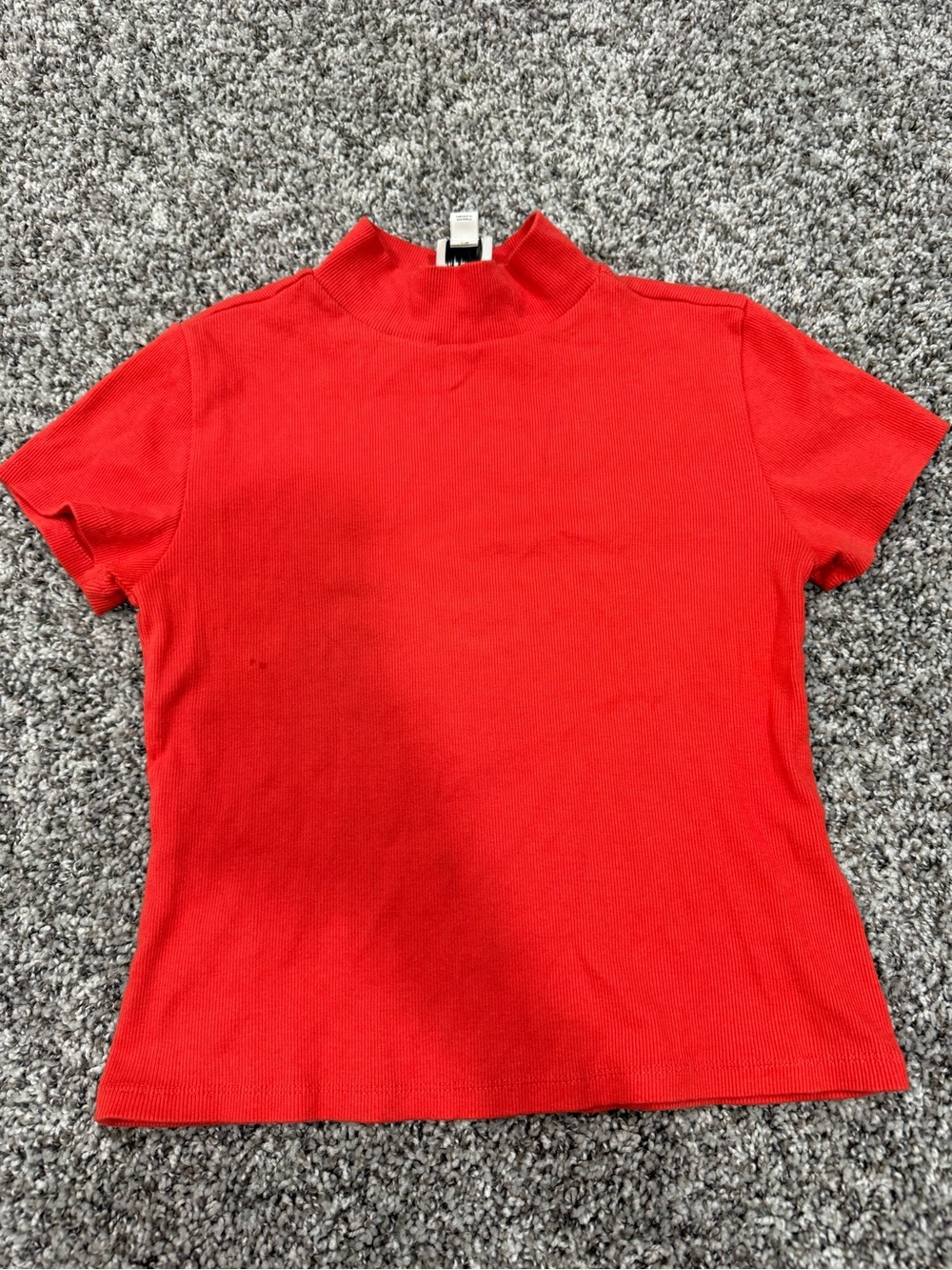 Maeve Red-Orange Short-Sleeve Polo Shirt
